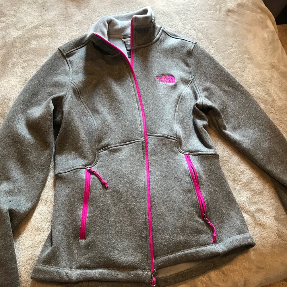 North face zip up jacket